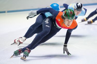 Shorttrackers Hoogerwerf en Breeuwsma naar halve finale 1000 meter