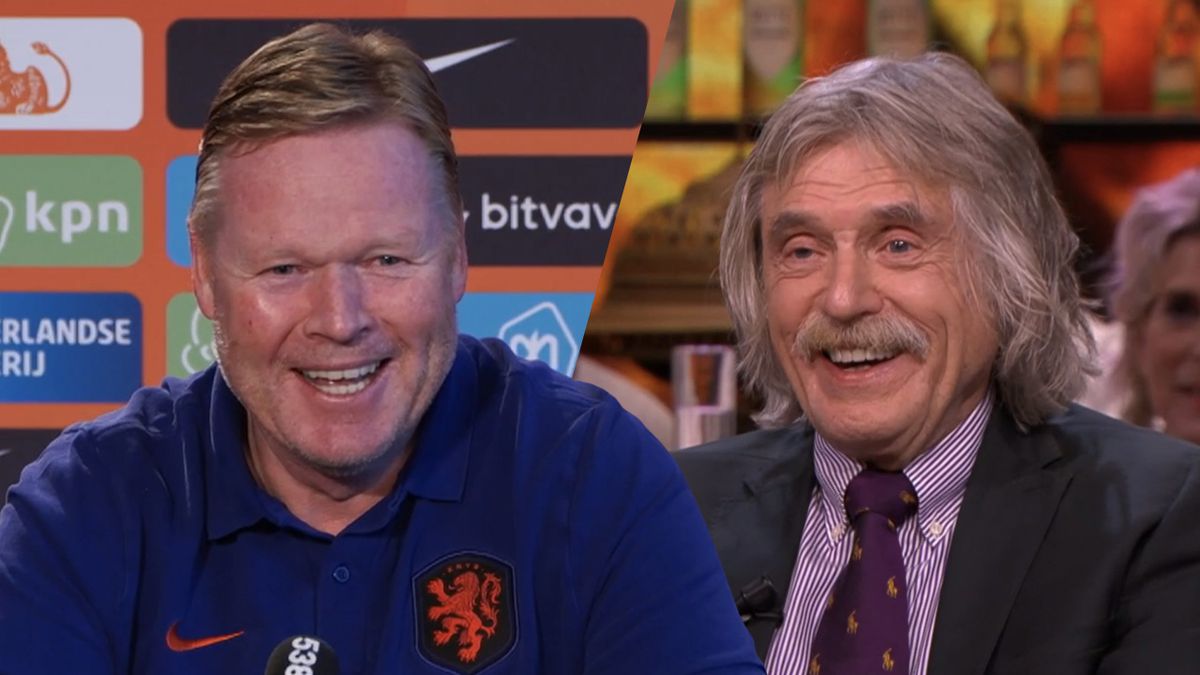 🎥 | Ronald Koeman over Johan Derksen: 'Hij heeft vaak gelijk, behalve als...'