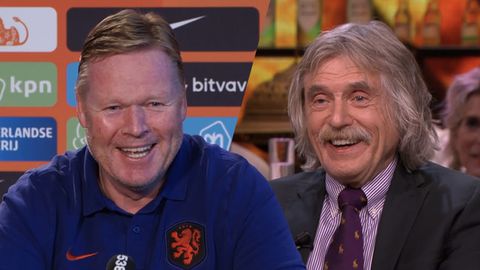 🎥 | Ronald Koeman over Johan Derksen: 'Hij heeft vaak gelijk, behalve als...'