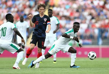 Kroatië verslaat Senegal in de uitzwaaiwedstrijd voor het WK