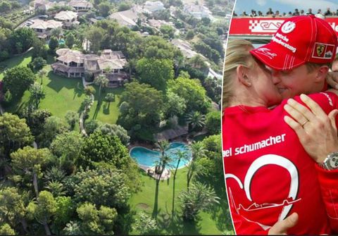 Gezondheid Schumacher blijft mysterieus, maar hij verhuist wel naar bizar luxe villa op Mallorca