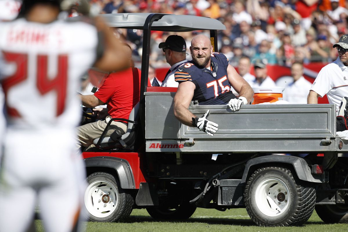 Kyle Long deelt kiekje van nare enkelblessure op social media (foto)