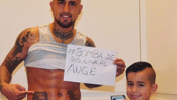 Vidal zet tattoo voor zoontje met diabetes