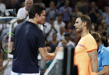 Raonic verslaat Nadal in kwartfinale Brisbane