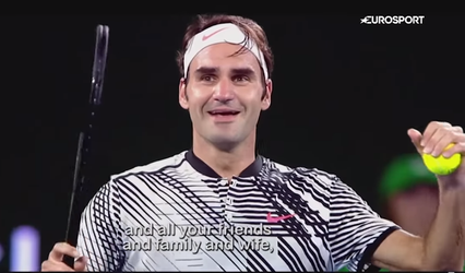 Prachtig! Federer analyseert matchpoint van vorig jaar met fantastische beelden (video)