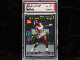 Vergeet bitcoins, stap in sportkaartjes: Serena Williams-card verkocht voor 117.000 dollar