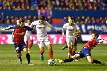 🎥| Sevilla laat zonder Luuk de Jong punten liggen tegen 10 man Osasuna