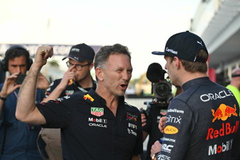 Horner prijst foutloze Verstappen na winst in Miami: 'Op tactiek gewonnen'