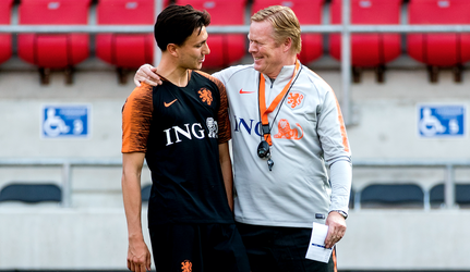 Verrassende opstelling Oranje: Berghuis en Van de Beek in de basis, geen Wijnaldum