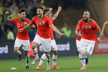 Chili wint van Colombia en houdt zicht op unieke Copa-trilogie