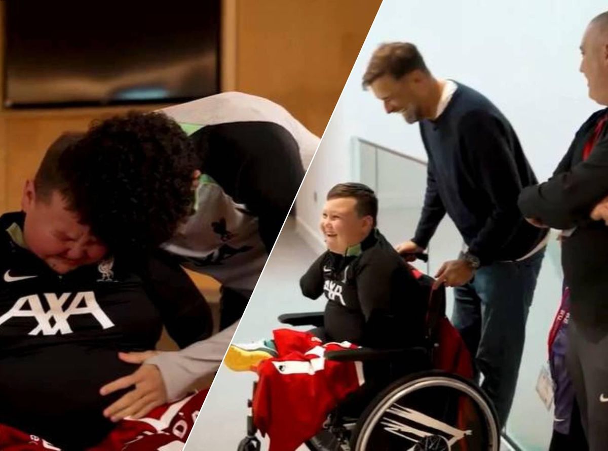 🎥 | Echte kerstgedachte: Liverpool bezorgt jonge fan in rolstoel de dag van zijn leven
