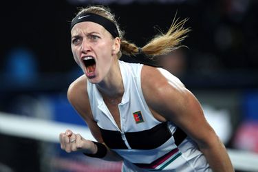 Kvitova plaatst zich via Barty voor halve finale Australian Open, Collins volgende horde