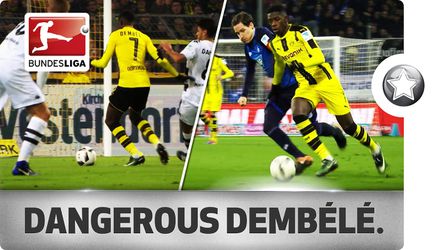 Dembélé laat goede indruk achter in eerste helft seizoen (video)