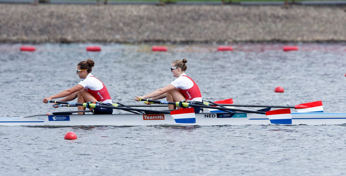 Nederlanders Keijser en Paulis pakken 'slechts' brons op WK roeien