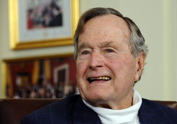 George Bush sr. op tijd hersteld om toss Super Bowl te verrichten