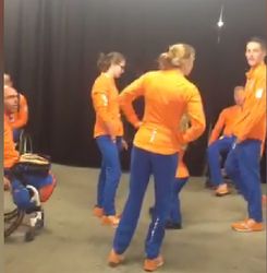 Tivoli stroomt vol met vrolijke paralympiërs (video)