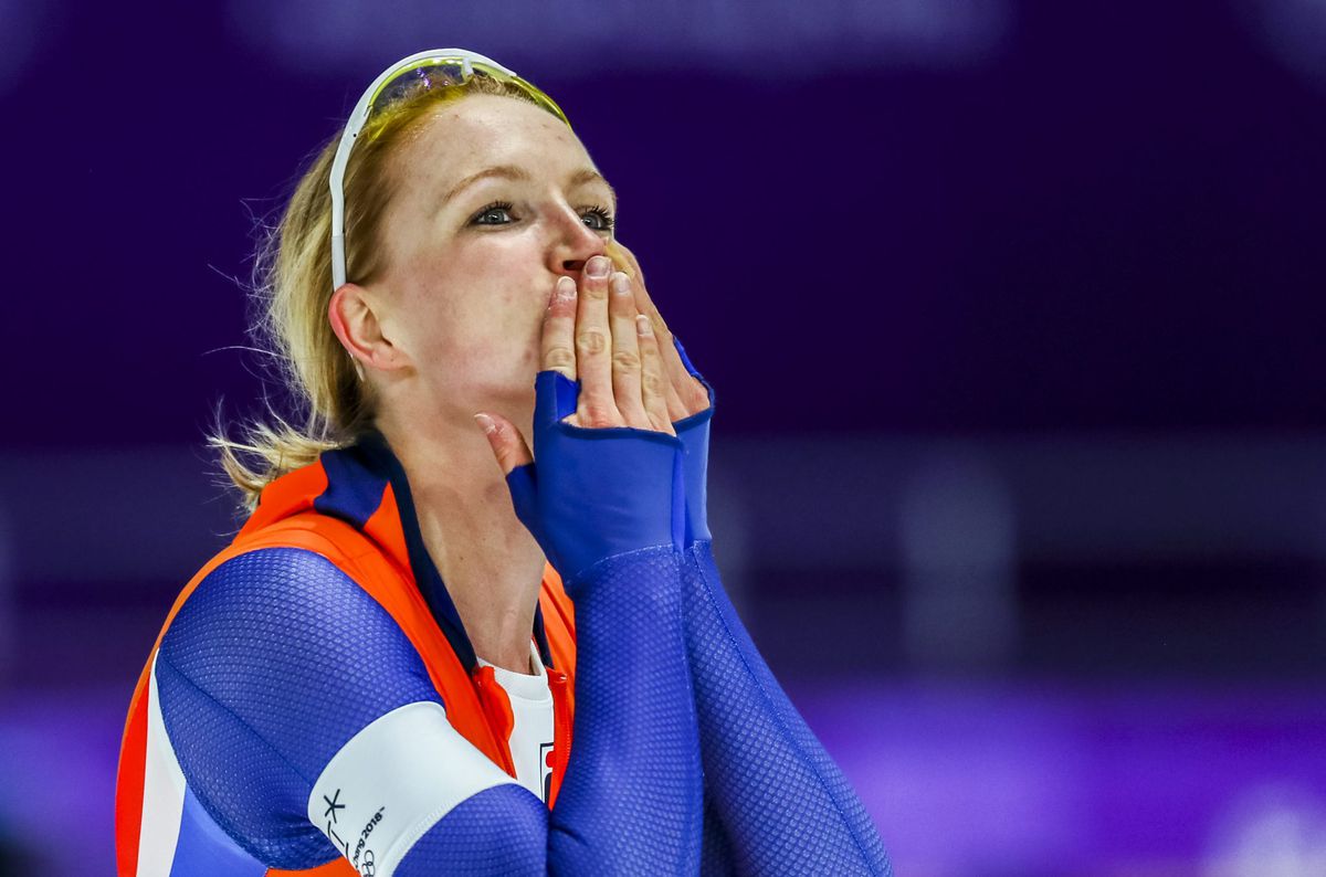 Nederlands podium bij 3000 meter met goud voor sensationele Achtereekte