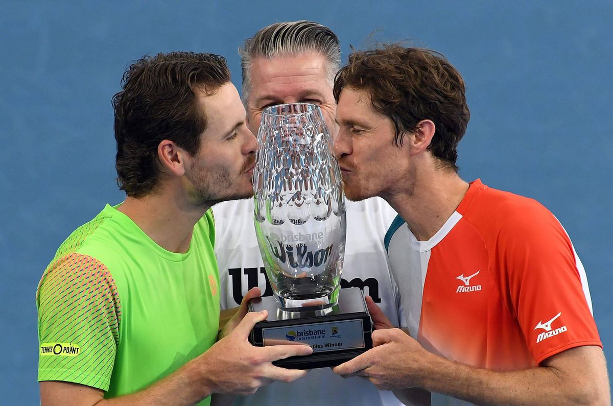 Tennisjaar begint mooi: Wesley Koolhof wint dubbeltoernooi van Brisbane