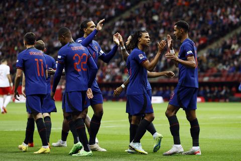 Check hier het volledige programma in de Nations League op zondag 25 september