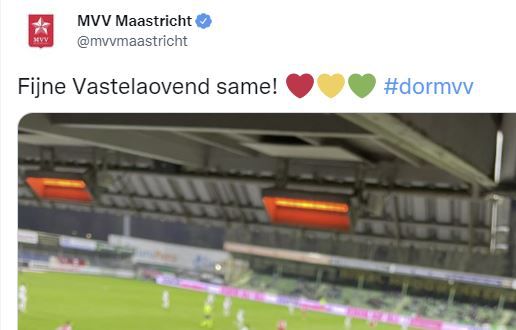 Twitter-moderator MVV viert vastelaovend in stijl: wedstrijdverslag volledig in Maastrichts