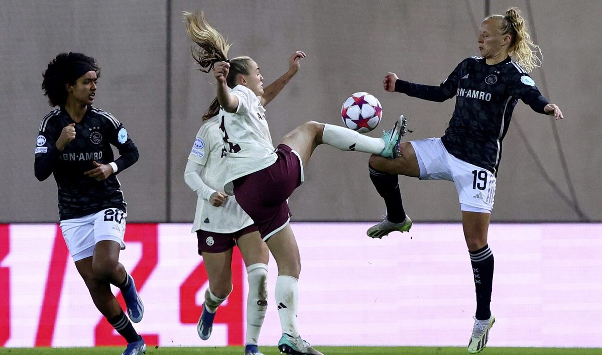 Ajax Vrouwen pakt puntje mee tegen Bayern München in Champions League