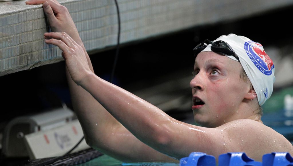 Ledecky scherpt haar eigen wereldrecord aan