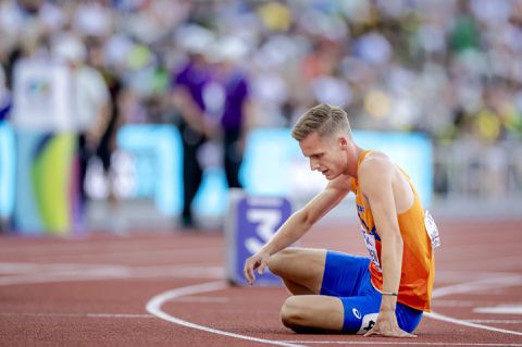 2 laps was toch iets te lang voor Tony2Laps: Tony van Diepen niet naar finale 800 m