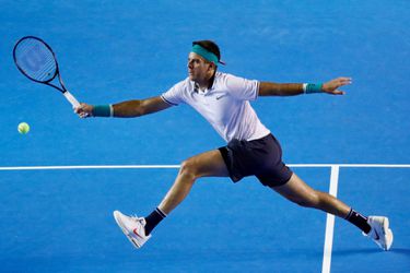 Del Potro jaagt gaat in Mexico voor 23ste toernooizege tegen Fognini