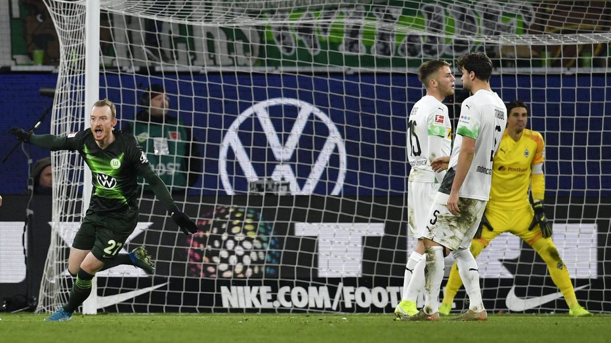 Mönchengladbach is koppositie kwijt na nederlaag tegen Wolfsburg