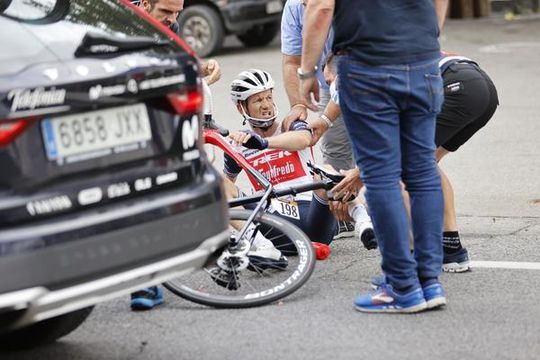 Balen voor Nibali: Pieter Weening vanwege duizeligheid uit de Giro