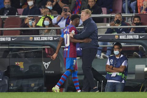 Ronald Koeman over nieuwe ster Ansu Fati: 'Goed bezig, maar Barça is meer dan Ansu'