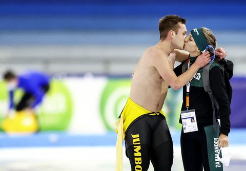 Marcel Bosker heeft met deze schaatsster een relatie