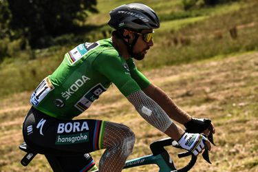 Voor Sagan was de sprint te veel, de rest van de etappe ging wel (video)