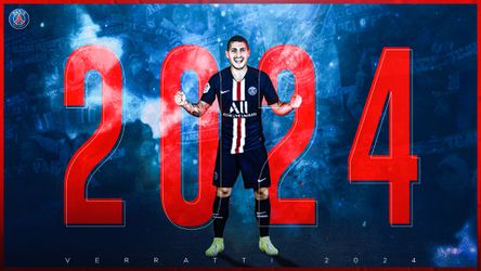 Verratti zet krabbeltje en ligt nu tot de zomer van 2024 vast in Parijs