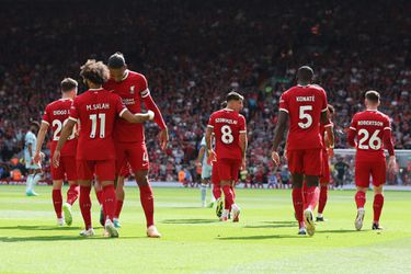 Liverpool wint met z'n tienen van Bournemouth