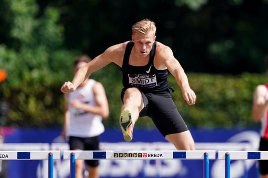 Atletiek nu ook begonnen op Spelen: Nick Smidt naar halve finale 400 meter horden