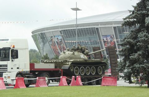 📸 | Zo ligt het verlaten stadion van Shakhtar Donetsk erbij sinds het begin van de Russisch-Oekraïense oorlog