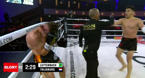 Glory-debutant Mark Trijsburg verliest op KEIHARDE knockout in Bonn