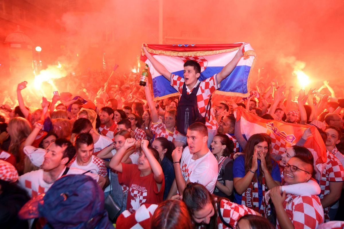 Check: heerlijke foto's van emotionele, juichende Kroaten