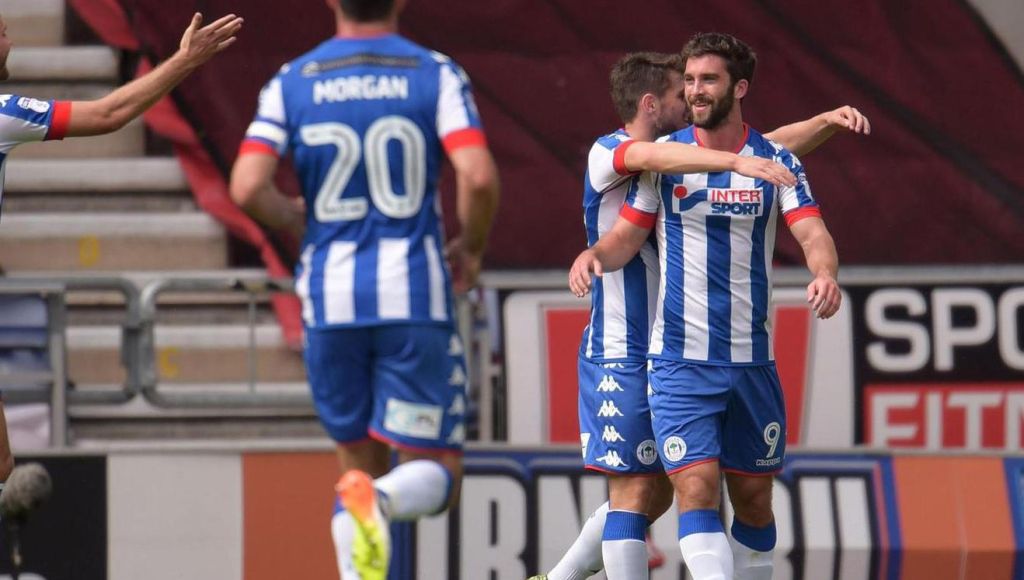 Will Grigg 'on fire' bij Wigan Athletic