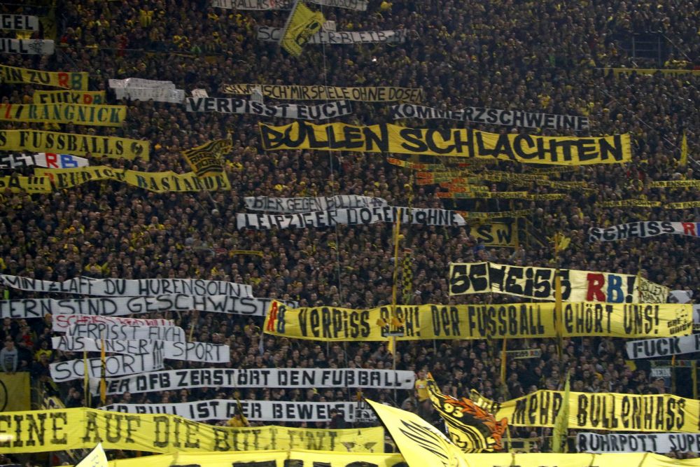 Dikke Dortmund-protesten tegen RB Leipzig (foto's)