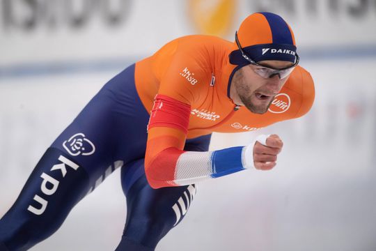 Nederlands feestje op 1000 meter: oranje podium én baanrecord