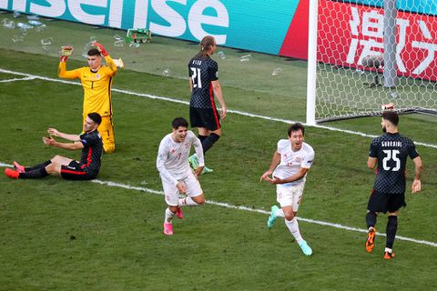 Spanje in heerlijk voetbalgevecht na verlenging te sterk voor Kroatië