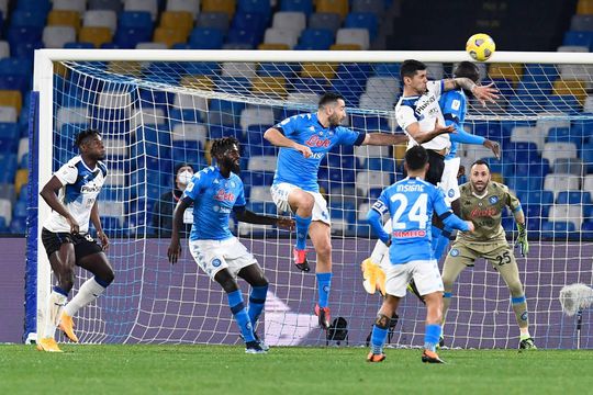 Atalanta en Napoli komen niet tot scoren in heenduel halve finale Coppa Italia