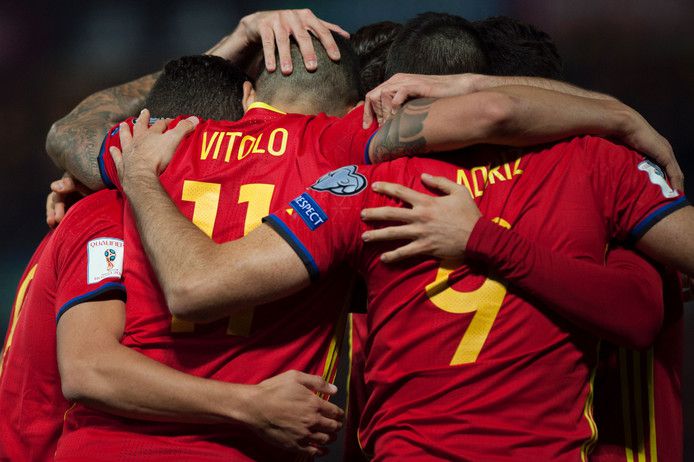 Spanje en Italië kennen geen problemen in WK-kwalificatie