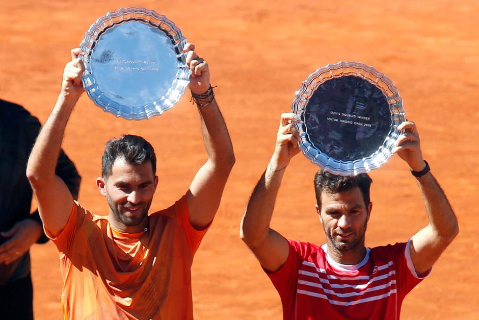 Rojer wint voor 2e keer in loopbaan dubbelspel in Madrid