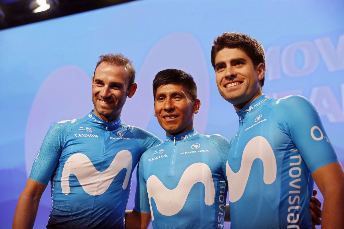 Movistar-kopmannen in 2019: Giro-Vuelta voor Valverde, Quintana kiest voor Tour en Vuelta