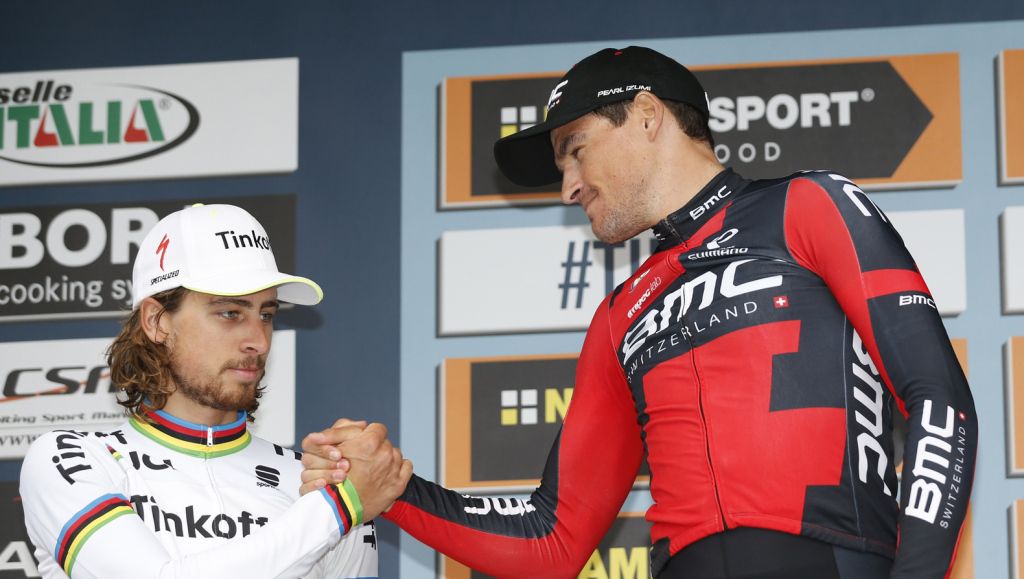 Wereldkampioen Sagan vindt dat Van Avermaet laf koerst