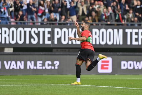 NEC pakt in de blessuretijd puntje tegen Go Ahead dankzij Sandler