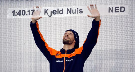 Nuis krijgt speciale schaatsprijs door wereldrecord op 1500 meter